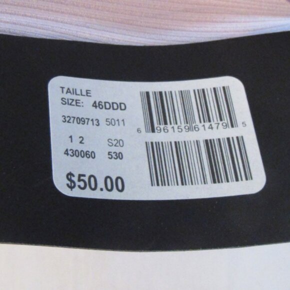 Addition Elle Size 46DDD Soft, Pink Bra, NWT,                       F225 - Picture 6 of 7